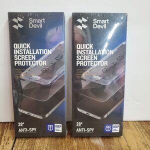 Smart Devil Privacy Screen Protector iPhone 16 Pro 28° Anti-Spy Lot of 2 Boxes
